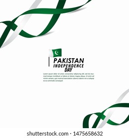 Pakistan Independence Day Celebration Vector Template Design Illustration