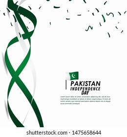 Pakistan Independence Day Celebration Vector Template Design Illustration