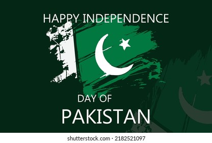 Pakistan Independence Day Celebration Vector Design Illustration