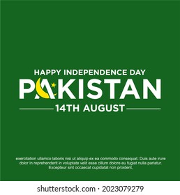 Pakistan Independence Day. Modern Pakistan Independence Day Poster Design. 14th August Pakistan Day Poster Design. Pakistan Day Post Design. 