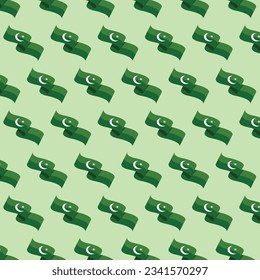 Pakistan Independence Day Pattern Seamless Background