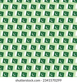 Pakistan Independence Day Pattern Seamless Background