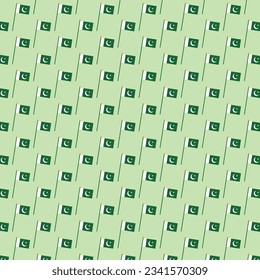 Pakistan Independence Day Pattern Seamless Background