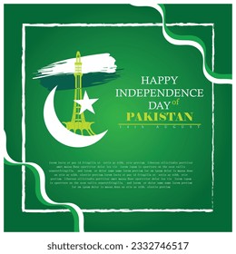 Pakistan independence day post design 
