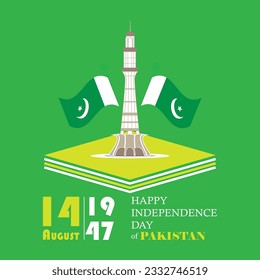 Pakistan independence day post design 