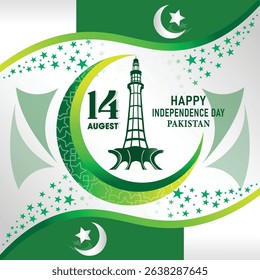 Pakistan Independence Day  with vector