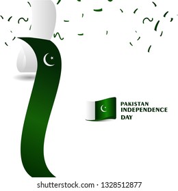 Pakistan independence Day Vector Template Design Illustration