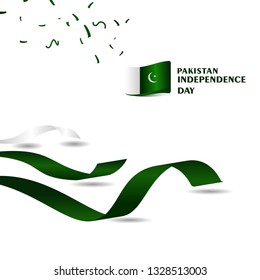 Pakistan independence Day Vector Template Design Illustration