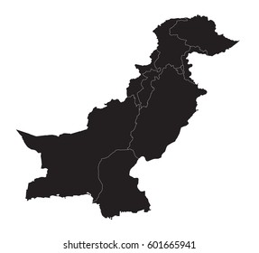 Pakistan, map