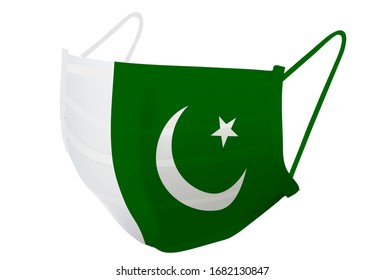 Pakistan Mask national flag icon