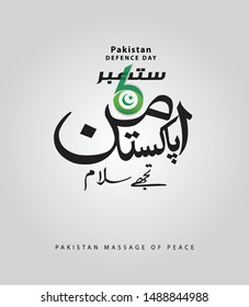 Pakistan Message Of Peace, Vector design elements