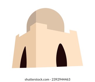 pakistan mosque illustration vector isolated
