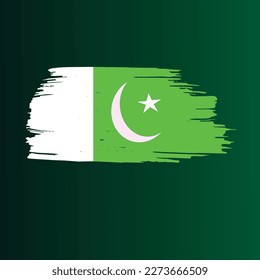 Pakistan national  flag vector illustration eps 10 photoshop file 