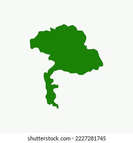 Pakistan occupied kashmir map also referred as POK