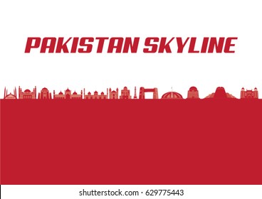 Pakistan Skyline Art 2017