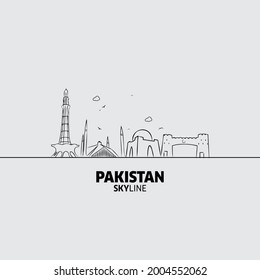 Pakistan Skyline (Lahore, Islamabad, Karachi, Peshawar) 