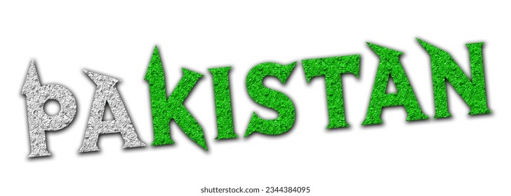 Pakistan text is in beautiful font.