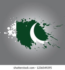 Pakistan Vector paint stain