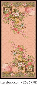 Pakistani Bin Saeed Digital kurtis for Textile Design
