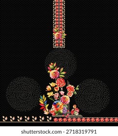 Pakistani Digital Kurtis for Textile Organdy Design (Curtição digital paquistanês para design de têxteis doces)