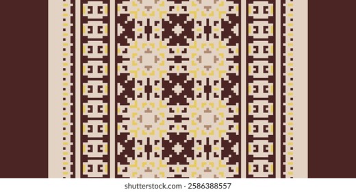 Pakistani dresses pattern Seamless Australian aboriginal pattern Motif embroidery, Pixel Ikat embroidery vector Design for Print Texture fabric saree sari carpet. kurta vector patola saree