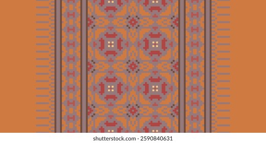 Pakistani dresses pattern Seamless Australian aboriginal pattern Motif embroidery, Pixel Ikat embroidery vector Design for Print kurta pattern mughal motifs tapestry pattern floral repeat