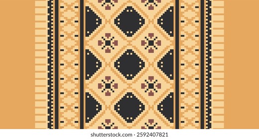 Pakistani dresses pattern Seamless Australian aboriginal pattern Motif embroidery, Pixel Ikat embroidery vector Design for Print jacquard slavic pattern folklore pattern kente arabesque