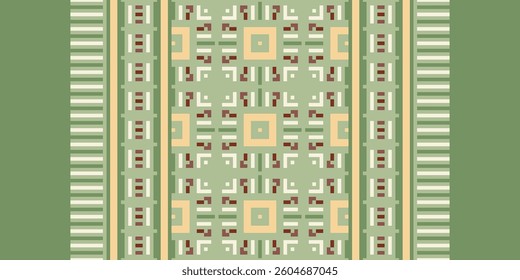 Pakistani dresses pattern Seamless Mughal architecture Motif embroidery, Pixel Ikat embroidery vector Design for Print scandinavian pattern saree ethnic nativity gypsy pattern