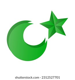 Pakistani Islamic Icon. Islam. Vector.