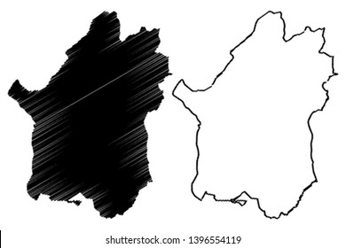 Paktika Province (Islamic Republic of Afghanistan, Provinces of Afghanistan) map vector illustration, scribble sketch Paktika map