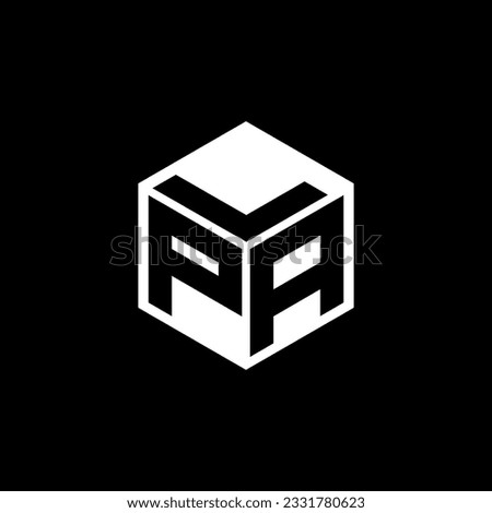 PAL letter logo design in illustration. Vector logo, calligraphy designs for logo, Poster, Invitation, etc. Imagine de stoc © 