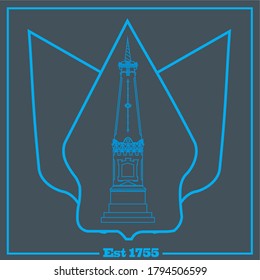 Pal Putih Monument is a monument founded by the sultan of Yogyakarta, sultan Hamengkubuwono the first in 1755