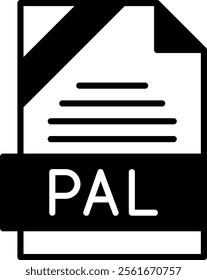 PAL Solid Style Icon Design