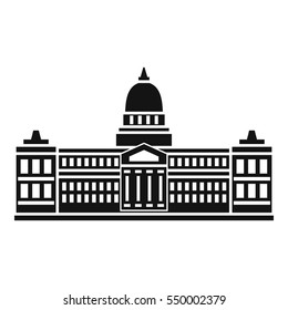 Palace of Congress in Buenos Aires, Argentina icon. Simple illustration of Palace of Congress in Buenos Aires, Argentina vector icon for web