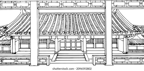 Palace of Eternal Spring in the Forbidden City in Beijing