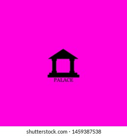 palace icon sign signifier vector