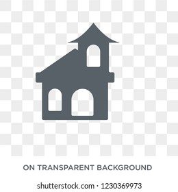 Palace icon. Trendy flat vector Palace icon on transparent background from Fairy Tale collection. 