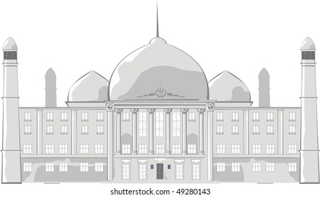 Palace in the oriental style