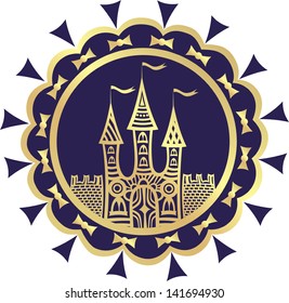 Palace vector illustration