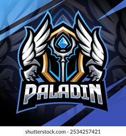 Paladin esport mascot logo design