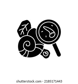 Palaeontology color line icon. Isolated vector element. Outline pictogram for web page, mobile app, promo