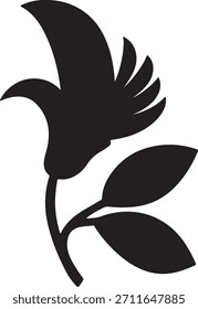 Icono de la flor de Palash – Ilustración vectorial