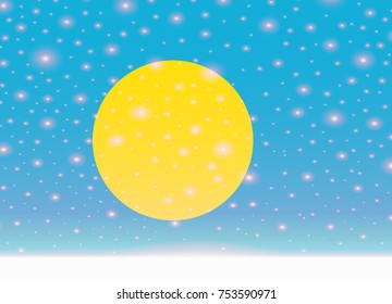palau flag on christmas background