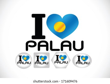 Palau flag themes idea design