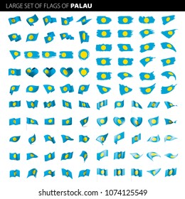 Palau flag, vector illustration