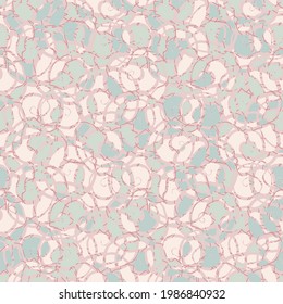 pale abstract swirl mosaic seamless vector pattern