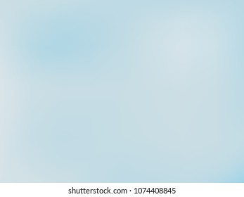 Pale blue background. Light blur backdrop. Delicate pattern. Abstract sky. Vector  holographic texture. Bright fluid liquid. Neon holography, smooth blur backdrop.  Hologram glitch effect. 