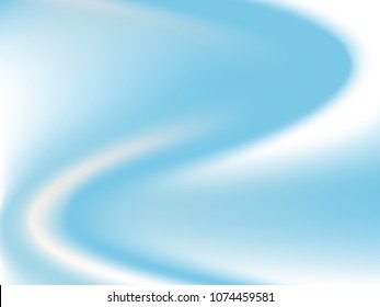 Pale blue background. Light blur backdrop. Delicate pattern. Abstract sky. Vector  holographic texture. Bright fluid liquid. Neon holography, smooth blur backdrop.  Hologram glitch effect. 