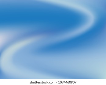 Pale blue background. Light blur backdrop. Delicate pattern. Abstract sky. Vector  holographic texture. Bright fluid liquid. Neon holography, smooth blur backdrop.  Hologram glitch effect. 