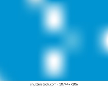 Pale blue background. Light blur backdrop. Delicate pattern. Abstract sky. Vector  holographic texture. Bright fluid liquid. Neon holography, smooth blur backdrop.  Hologram glitch effect. 